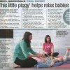 This little piggy helps relax babies - 17th April 2012